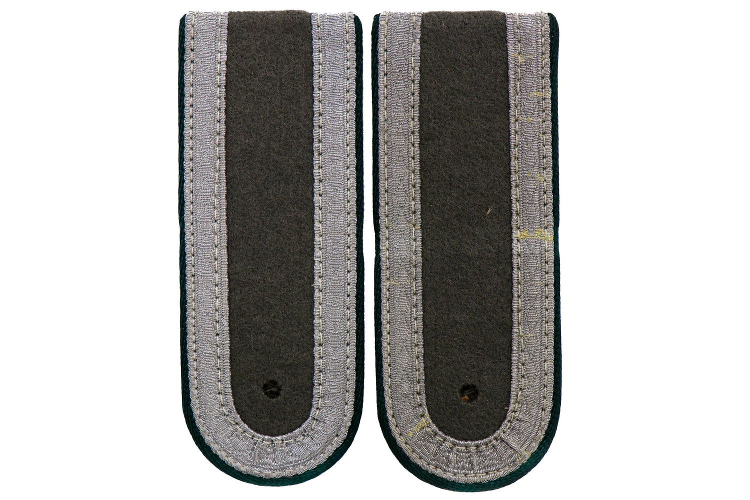 East German NCO Shoulder Board w Dark Green Piping