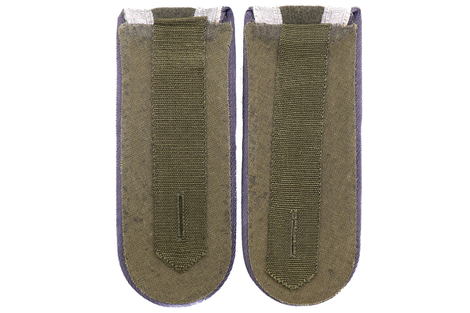 East German NCO Shoulder Board w Grey Piping