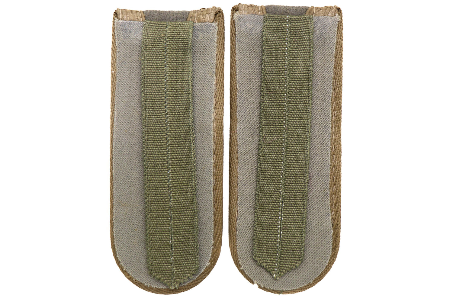 East German NCO Shoulder Board w Tan Piping