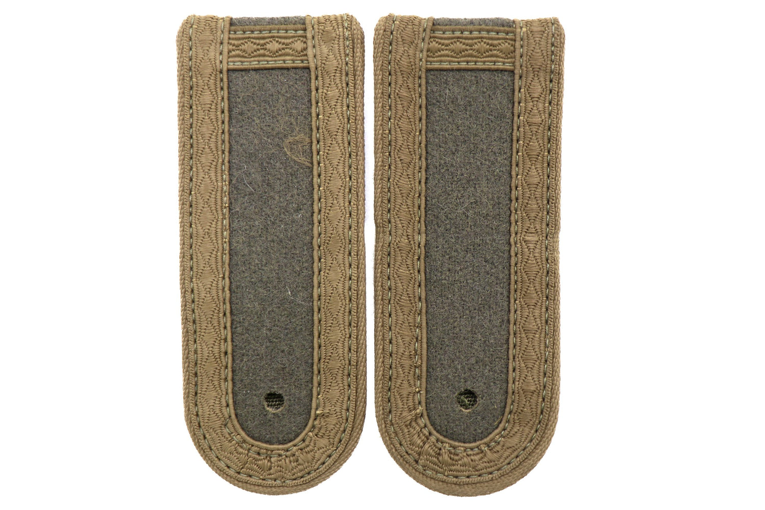 East German NCO Shoulder Board w Tan Piping