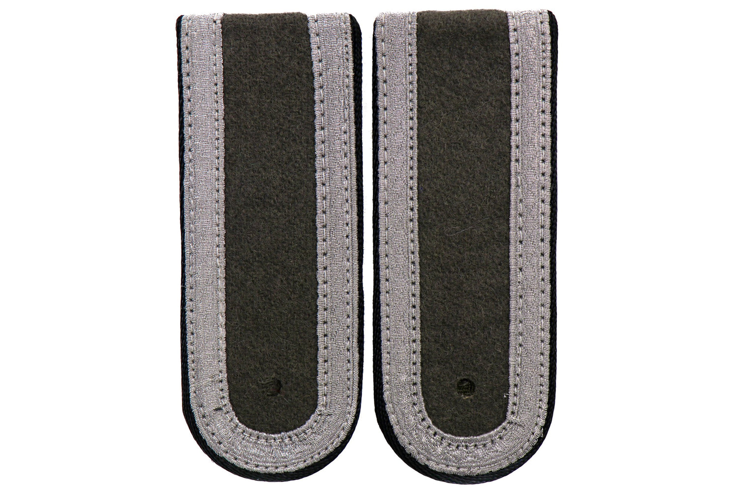 East German NCO Shoulder Board w Black Piping