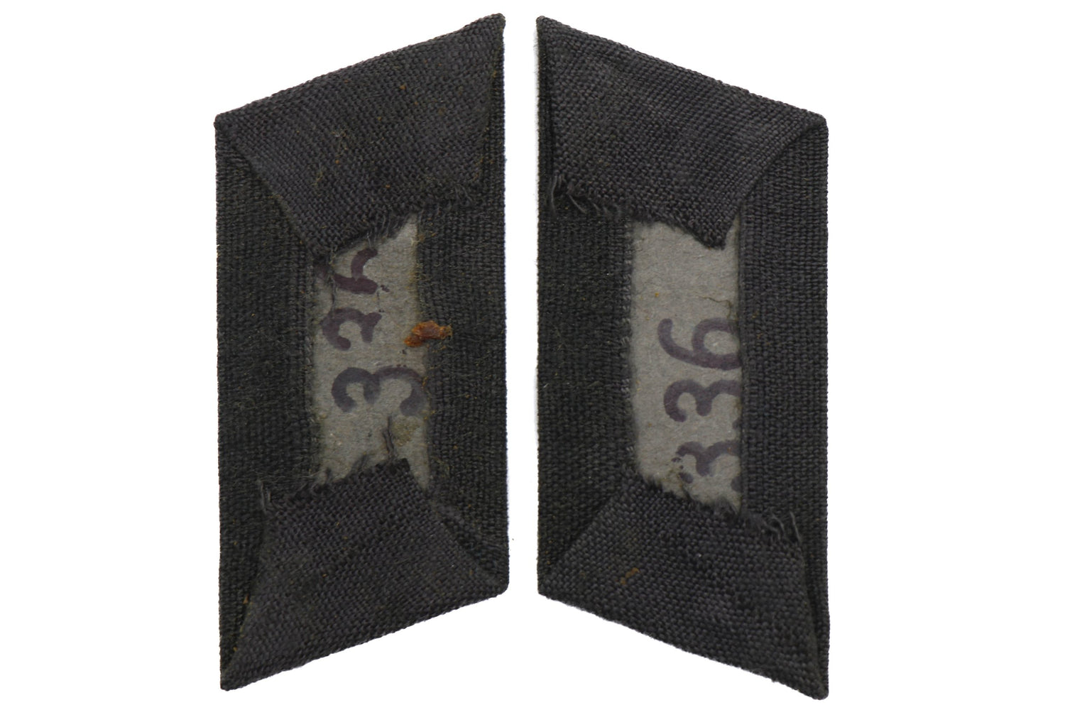 East German Enlisted Collar Tab - White Piping