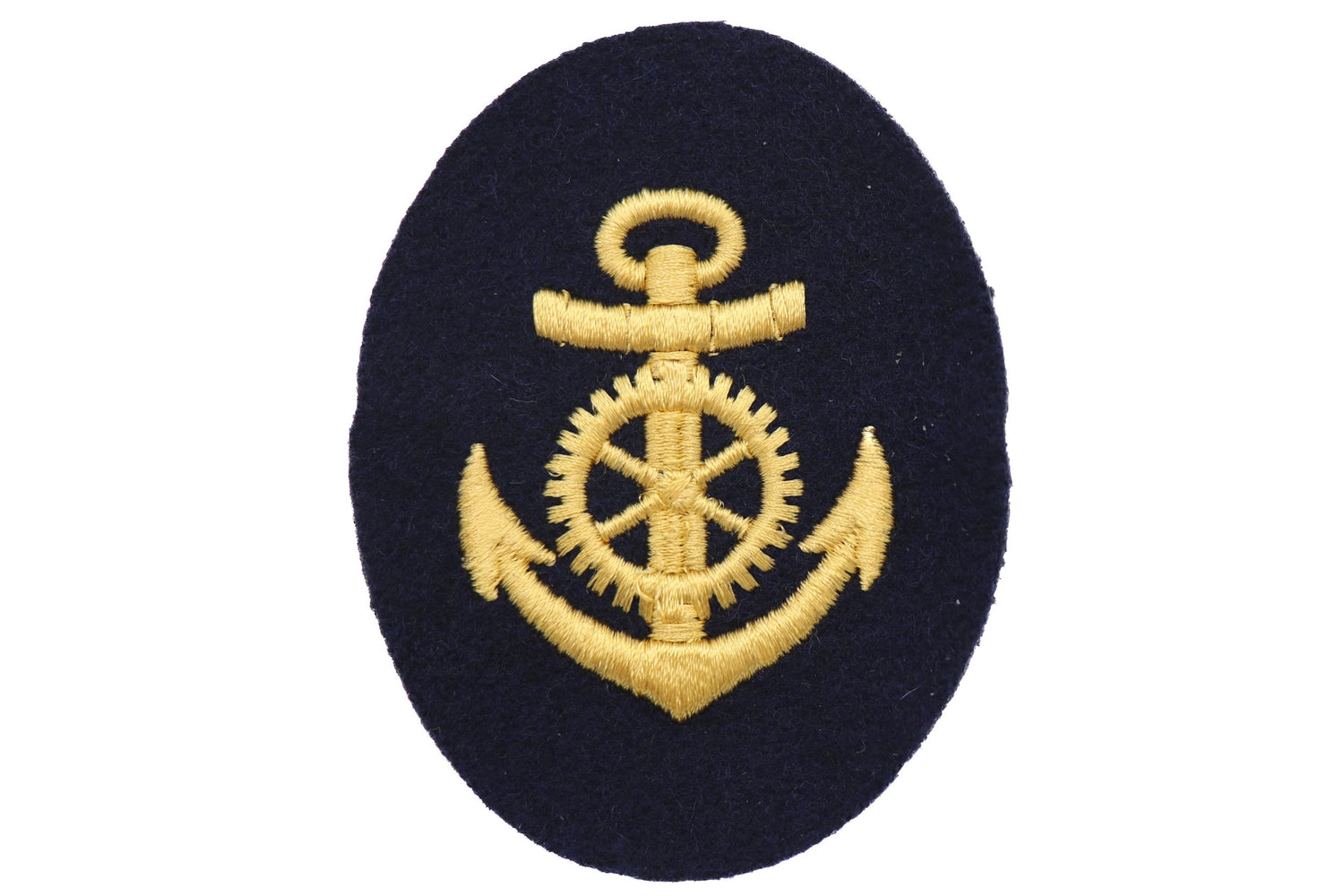 East German Naval Technical Services Blue Sleeve Patch