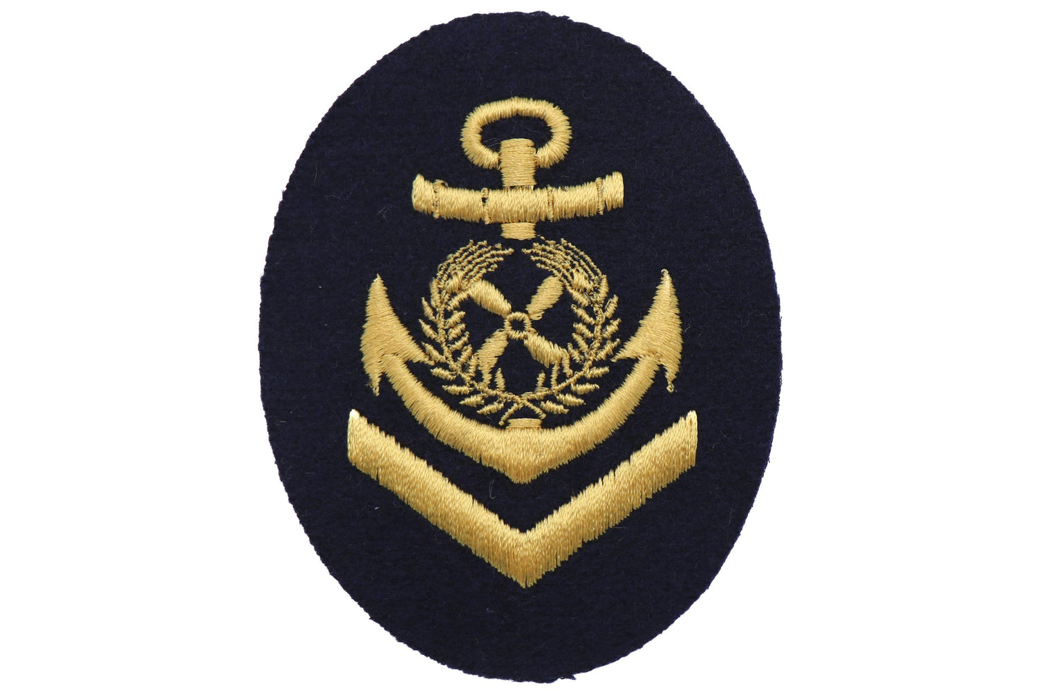 East German Naval Air Services Blue Sleeve Patch