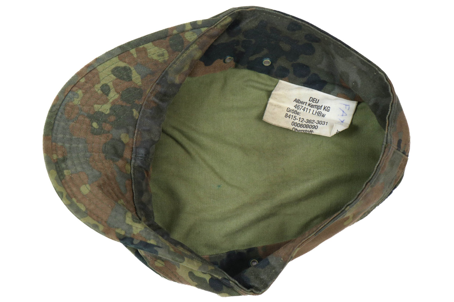 German Bundeswehr Flecktarn Cap