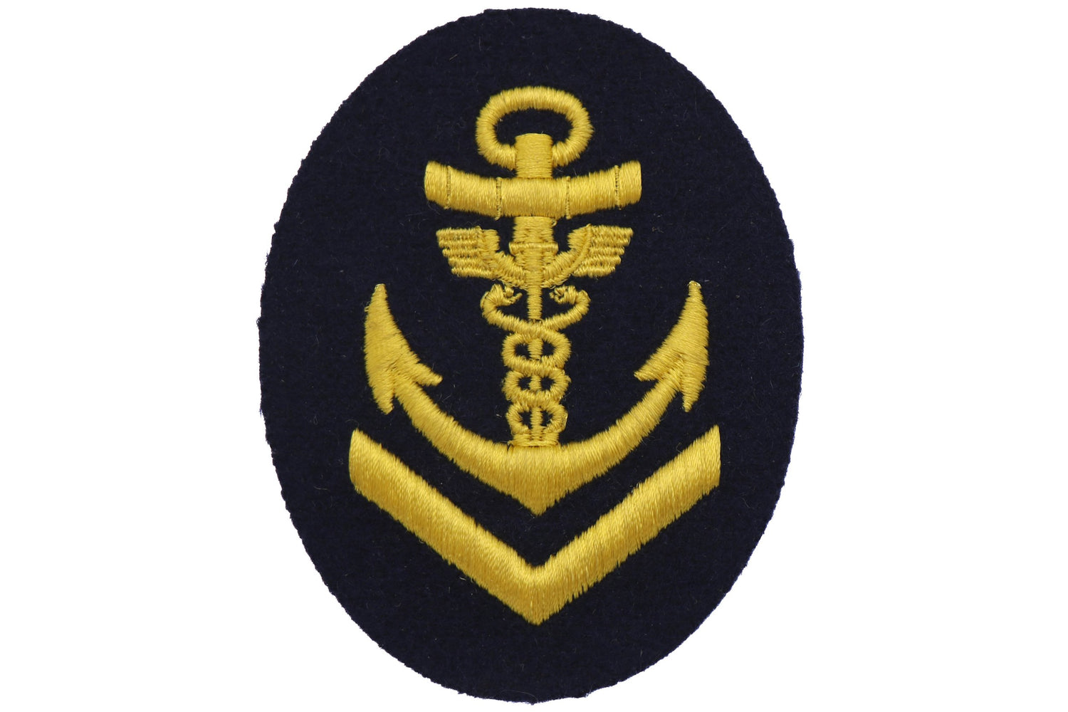 East German Naval Administrative Blue Sleeve Patch