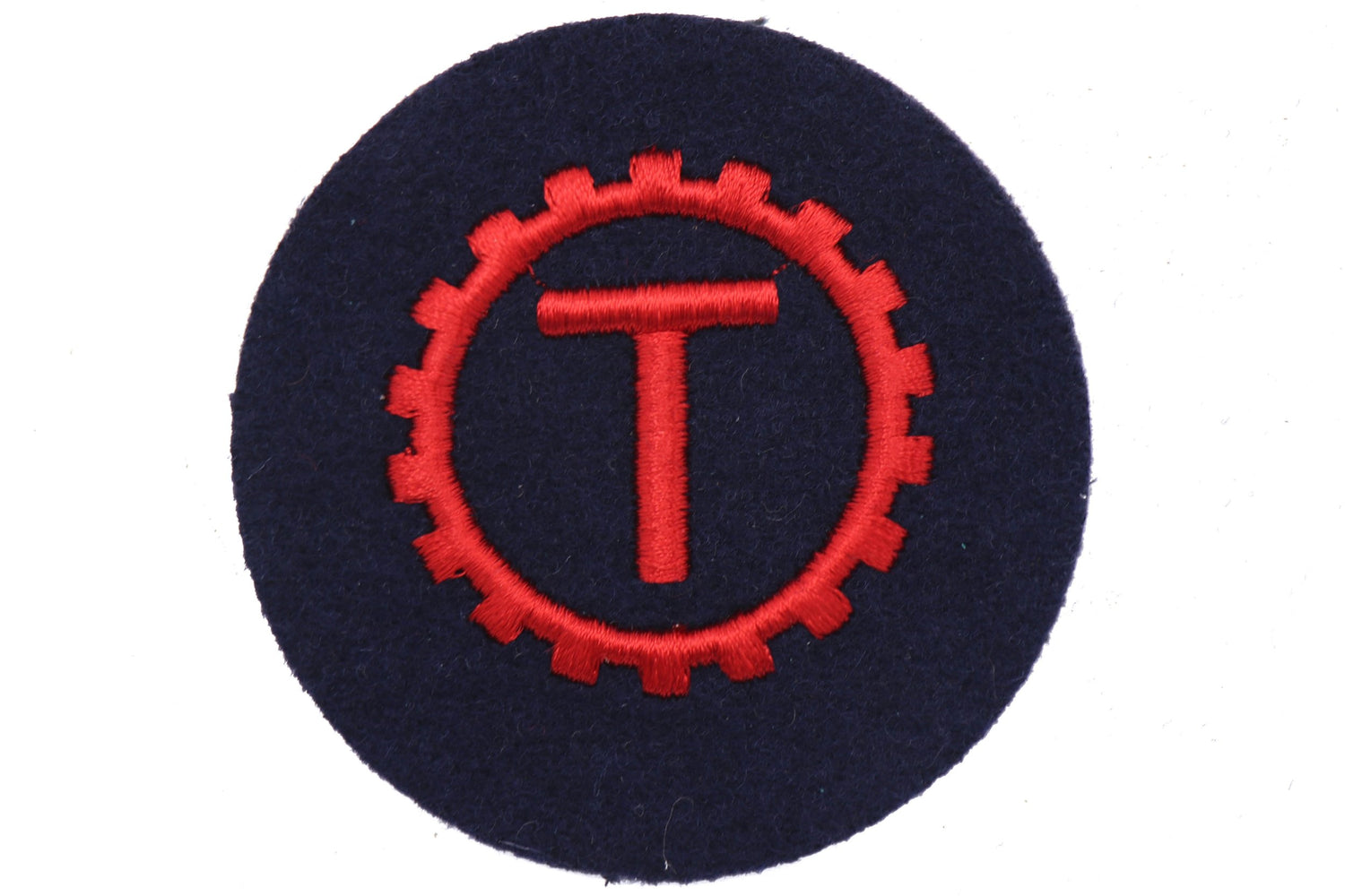 East German Naval Turbine Blue Sleeve Patch