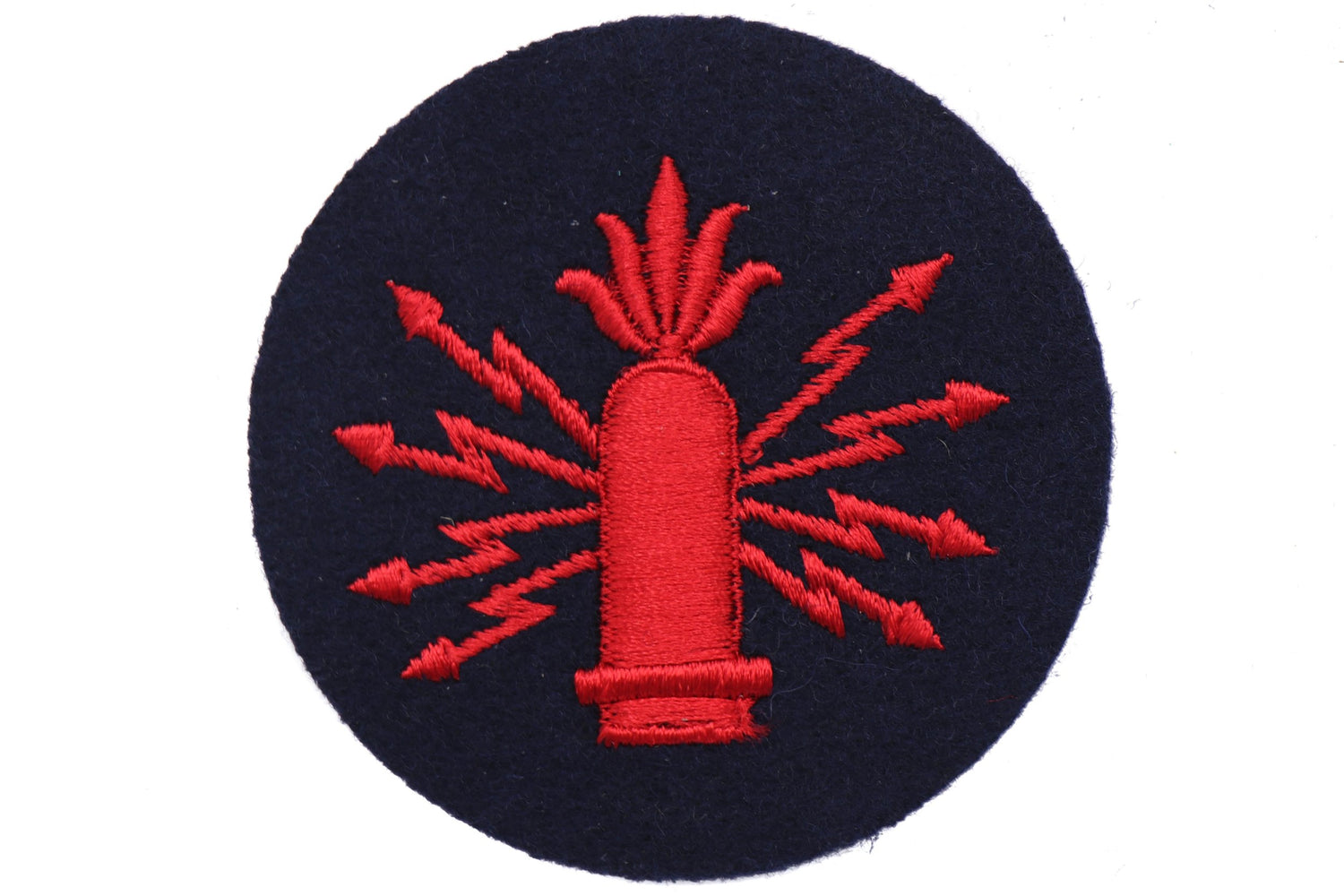 East German Naval Weapons Guide Blue Sleeve Patch