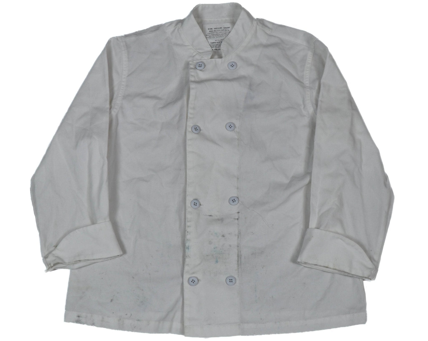 US Military Food Handlers White Smock