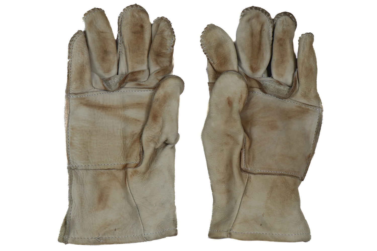 US Military Leather Cattlehide Heavy Duty Work Gloves