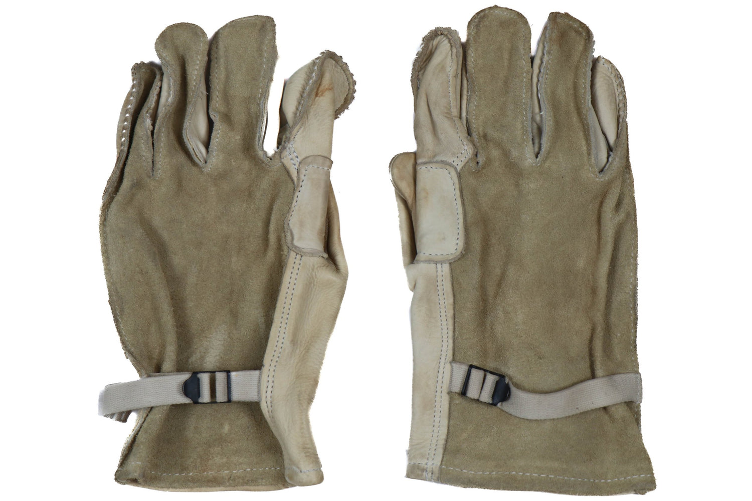 US Military Leather Cattlehide Heavy Duty Work Gloves