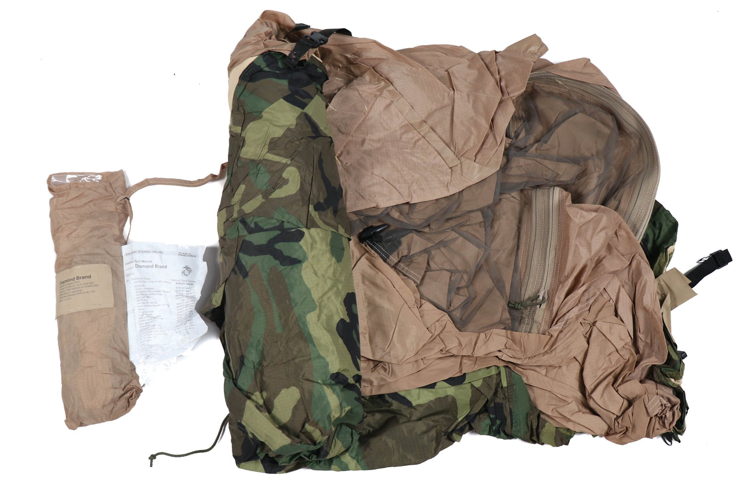 USMC Diamond Brand Woodland M81 Combat Tent