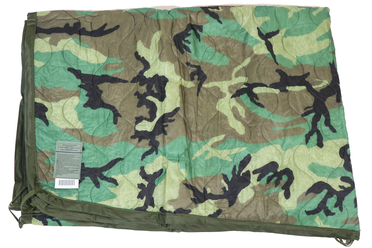 US Army Woodland M81 Poncho Liner Woobie