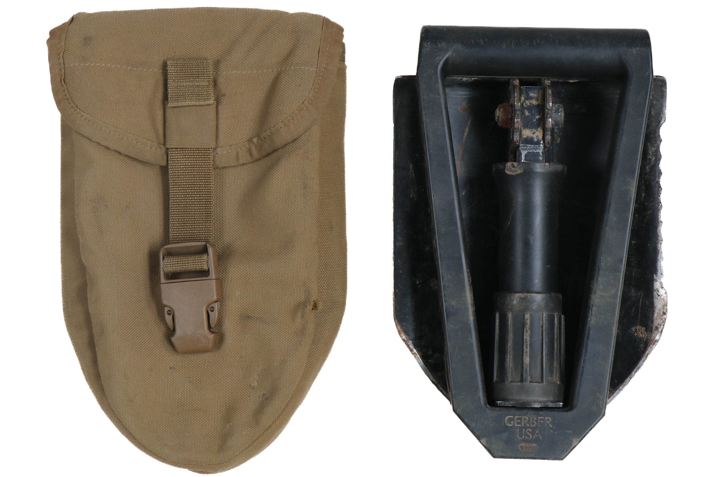 USMC Gerber 2000 Entrenching E-Tool with Pouch – Gear Rack