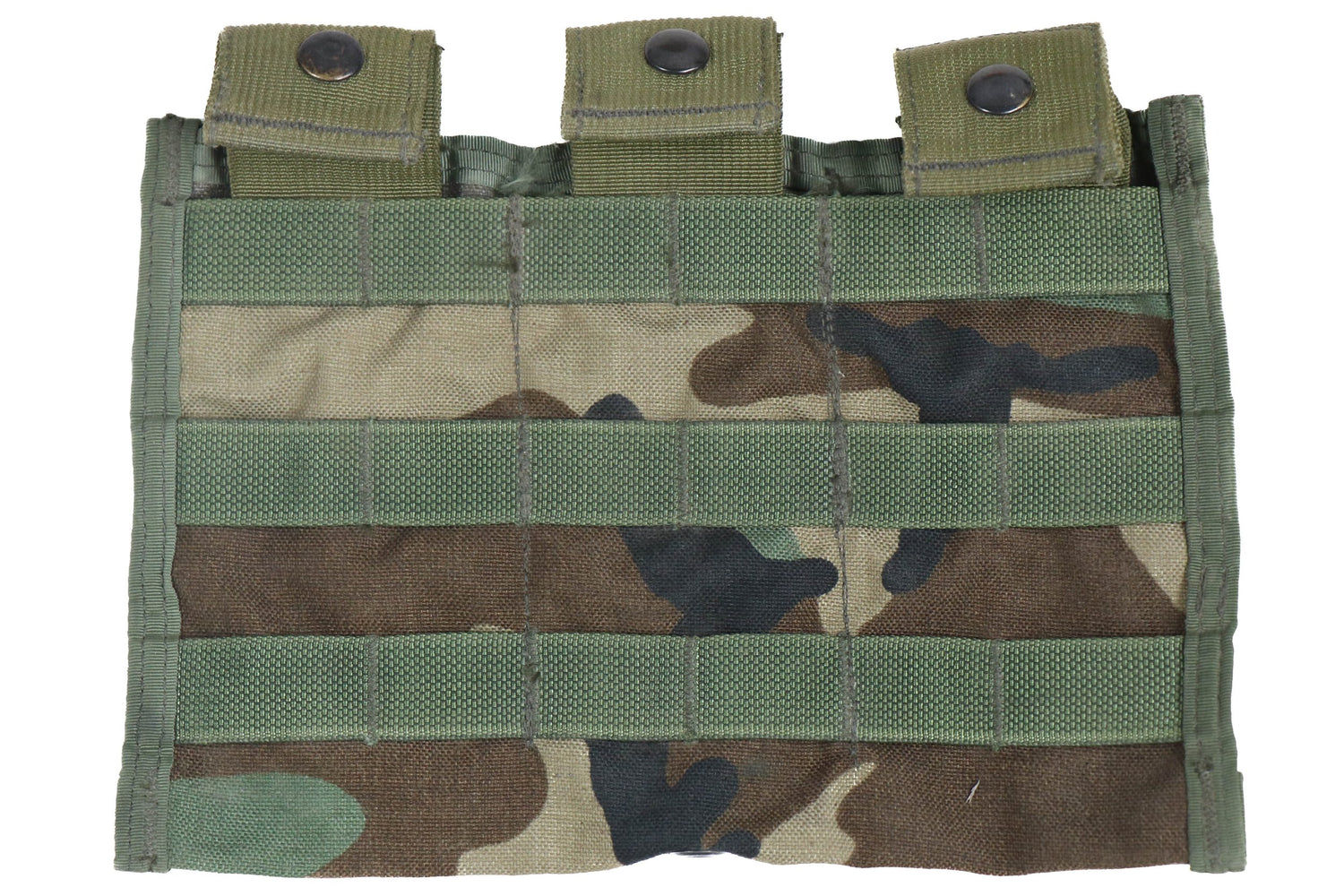 US Army Woodland M81 Three Mag Shingle Pouch