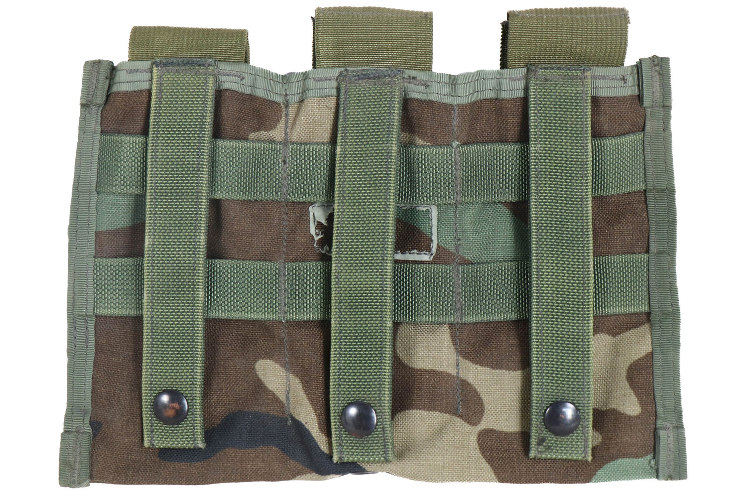 US Army Woodland M81 Three Mag Shingle Pouch