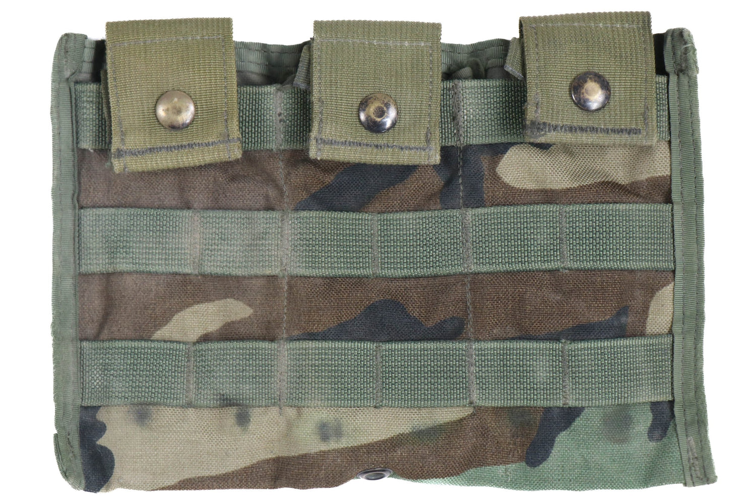 US Army Woodland M81 Three Mag Shingle Pouch