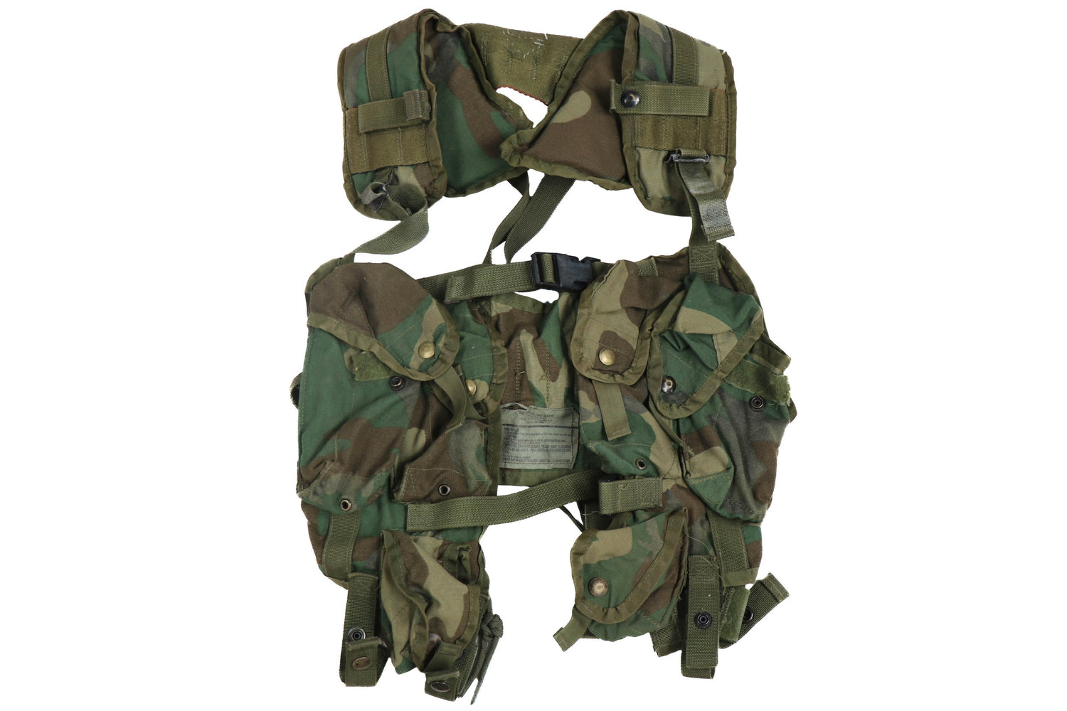 US Military Woodland M81 Enhanced Tactical Load Bearing Vest