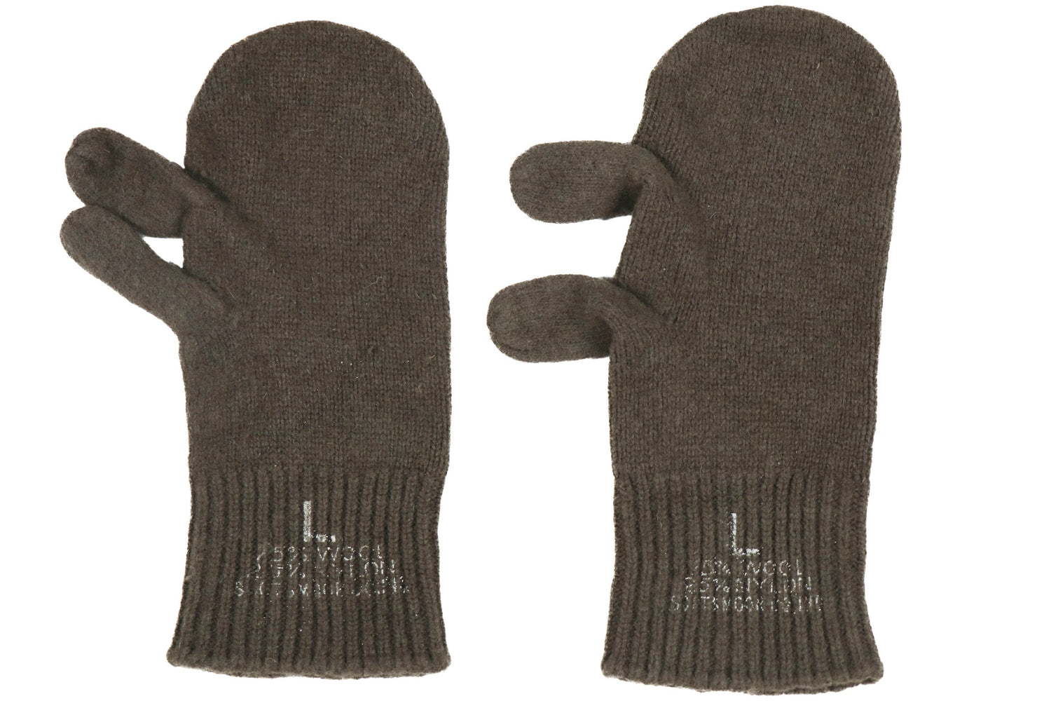 US Military OG-208 Wool Trigger Finger Mittens