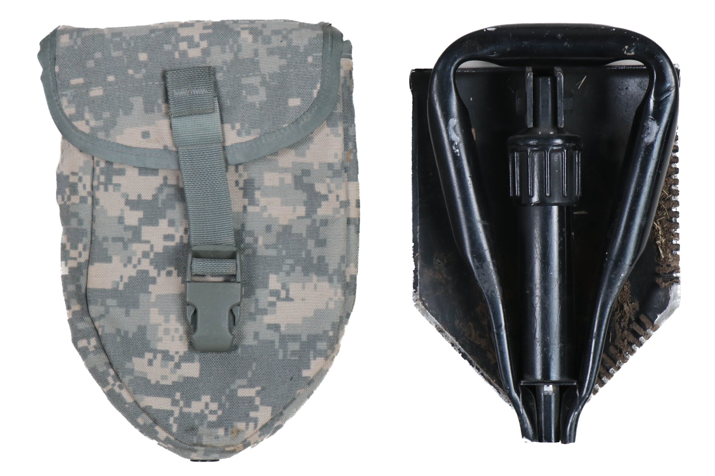 Militray Etool US Army Entrenching E-Tool with UCP Pouch – Gear Rack