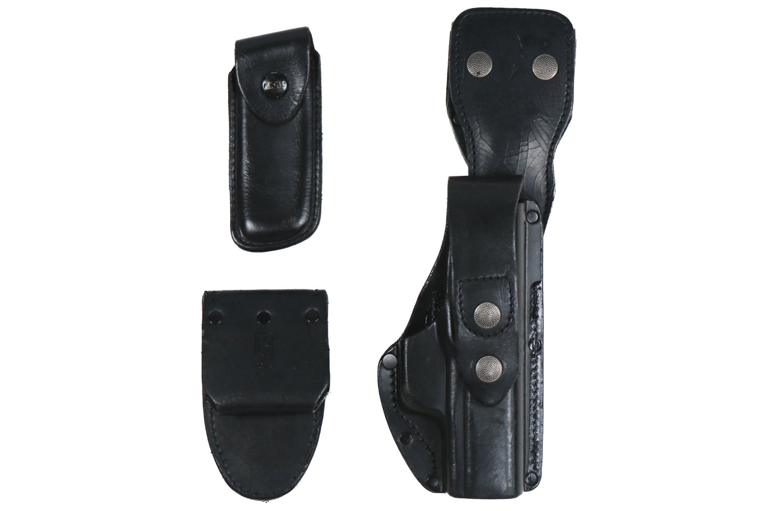 German P7 Leather Holster with Pouch