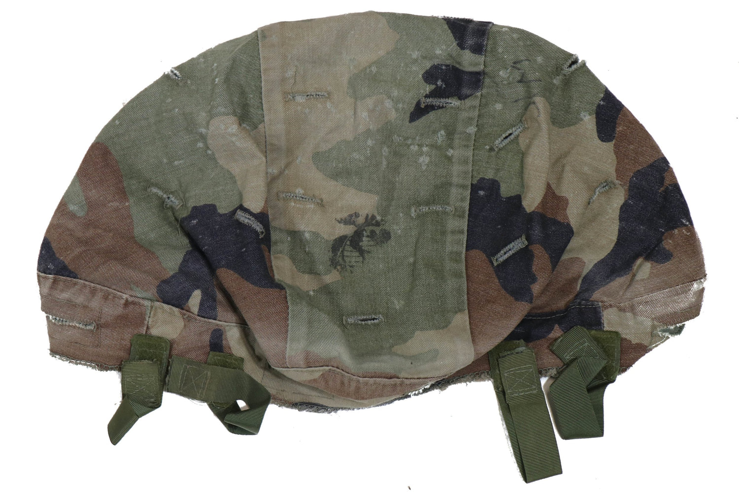 USMC Woodland BDU PASGT / LWH Helmet Cover with EGA