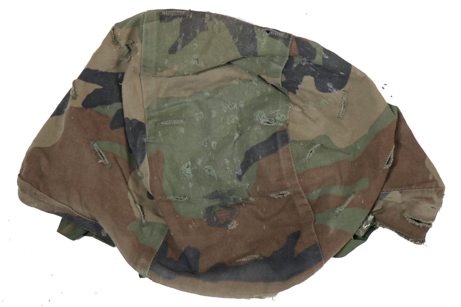 USMC Woodland BDU PASGT / LWH Helmet Cover with EGA