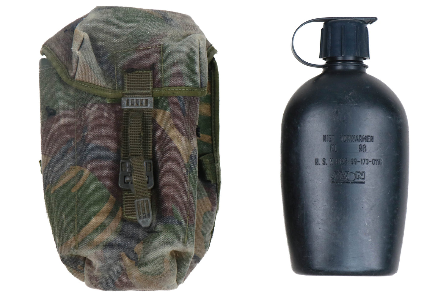 British Woodland DPM Canteen with Pouch