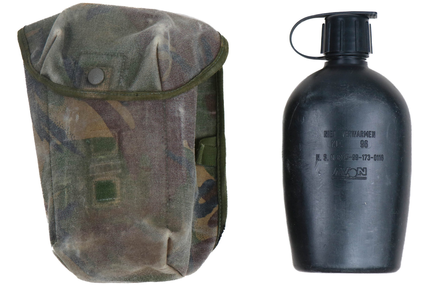 British Woodland DPM Canteen with Pouch