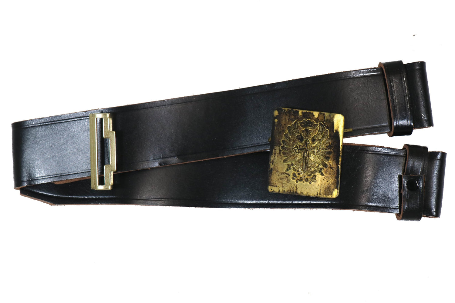 Spanish Leather Belt and Buckle