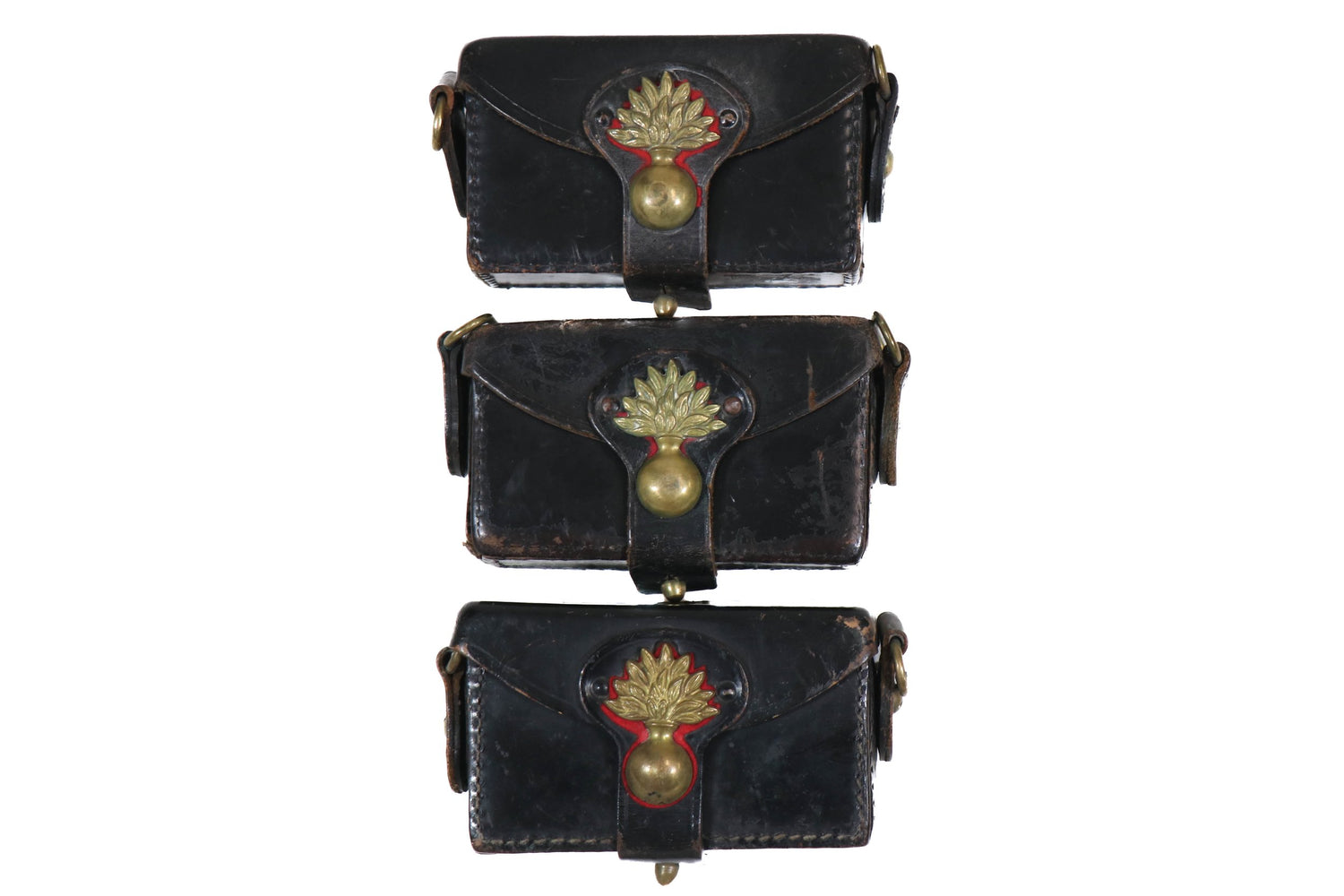 Italian WWII Carabinieri Leather Cartridge Carcano Ammo Pouch