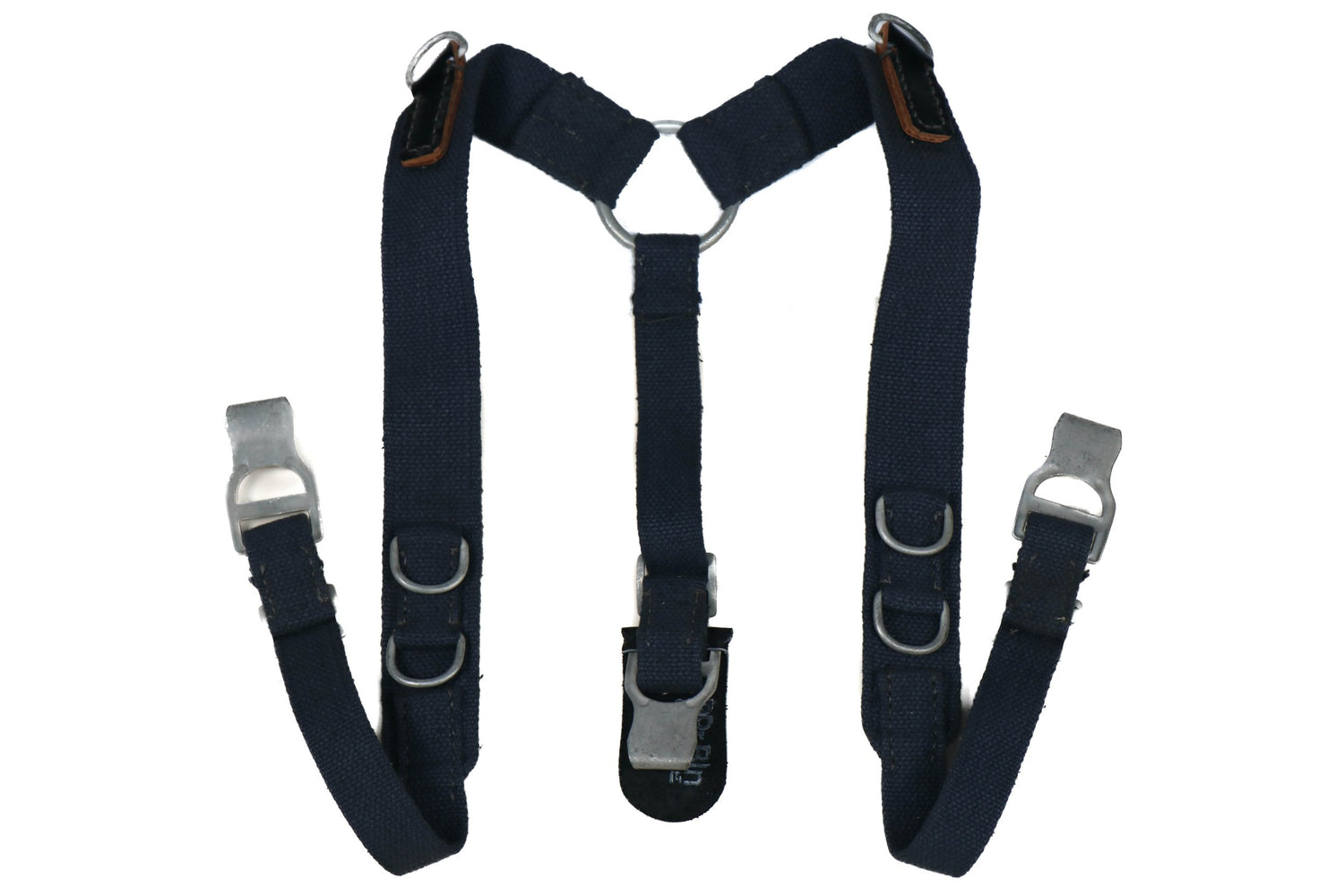 West German Bundeswehr Blue Suspenders