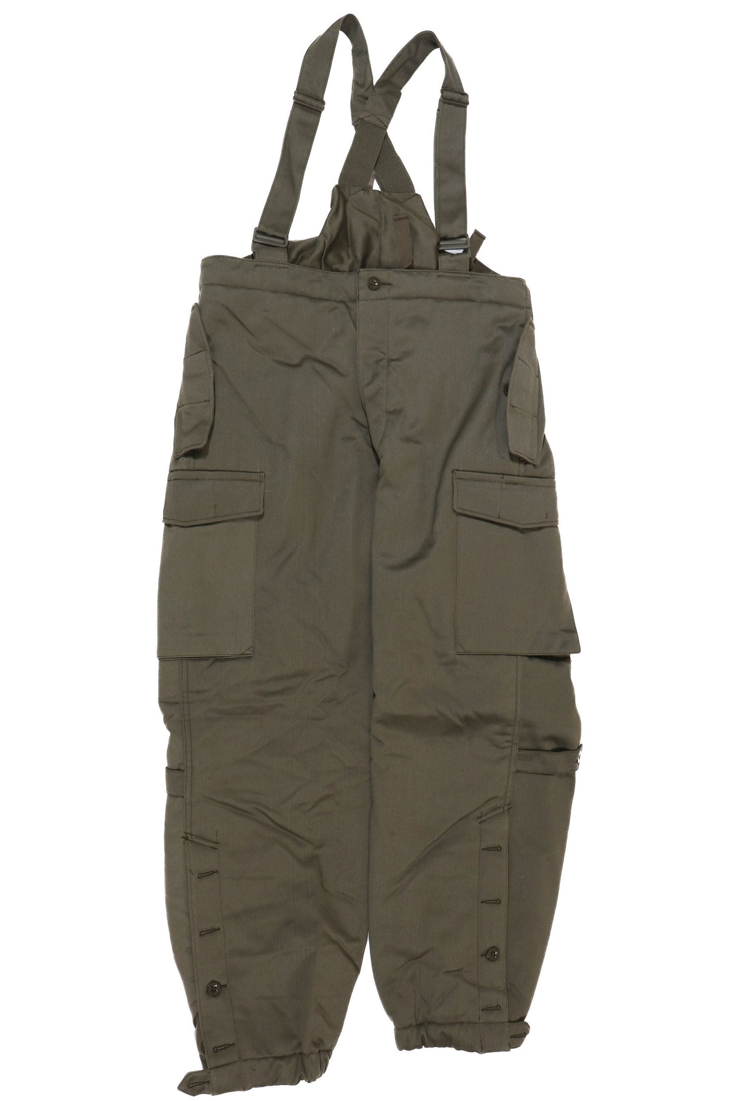 Austrian Army Insulated Winter Pants with Suspenders
