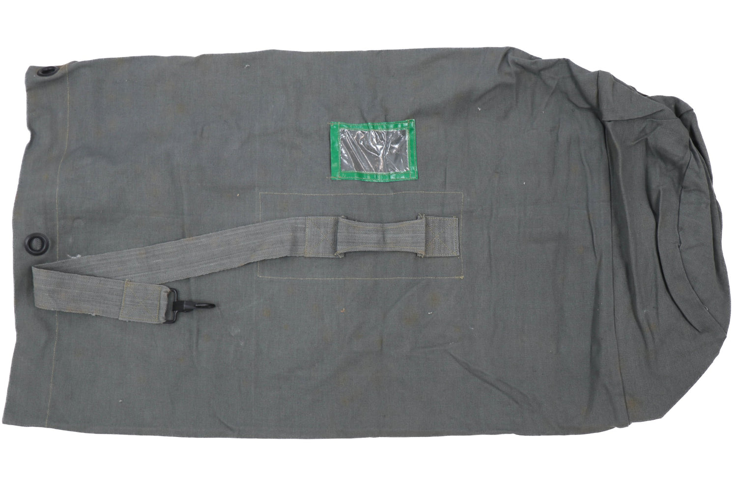 NATO German Bundeswehr Grey Canvas Duffle Bag