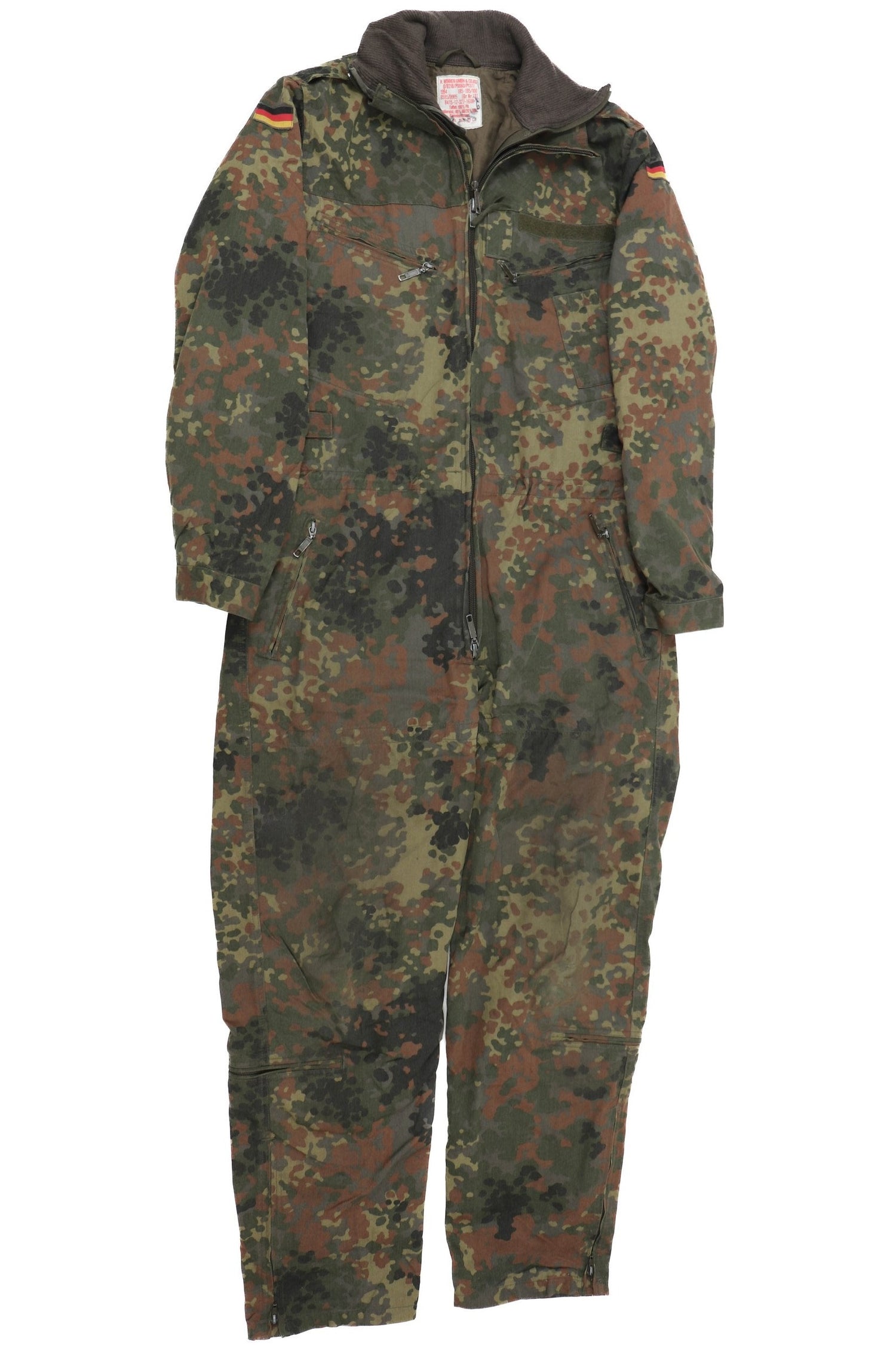 German Bundeswehr Flecktarn Tanker Coveralls